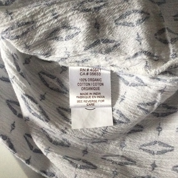 🆕 Anthropologie Boho Peasant Top☀️💙🌿 - Picture 8 of 9